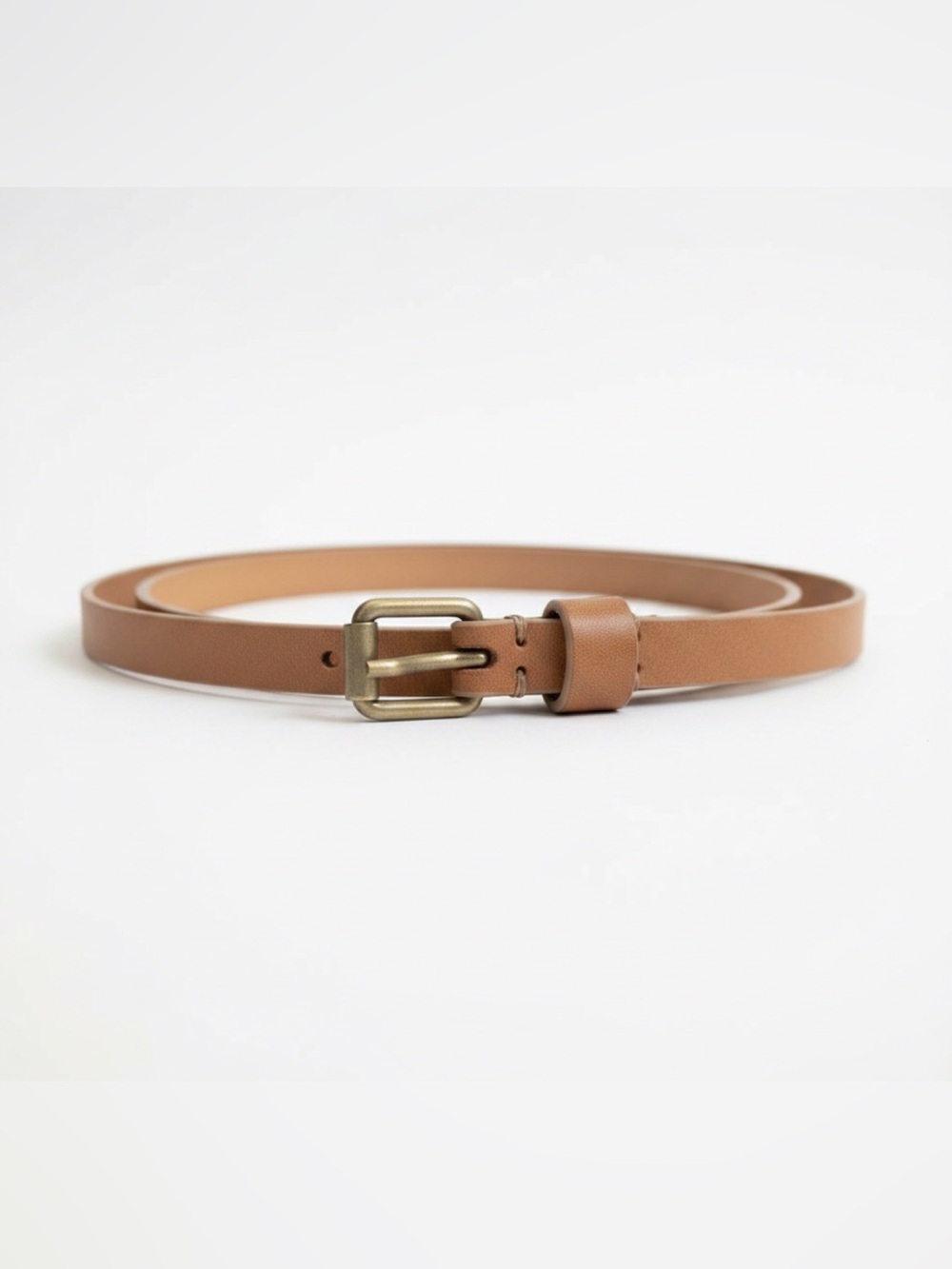 Victoria Beckham Light Brown Leather Belt